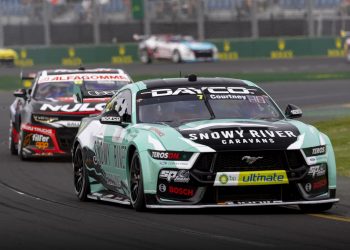 James Courtney at the Melbourne SuperSprint.