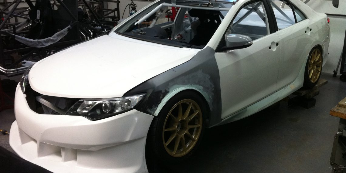 A Mitchell Race Xtreme-built Toyota Camry TLX.