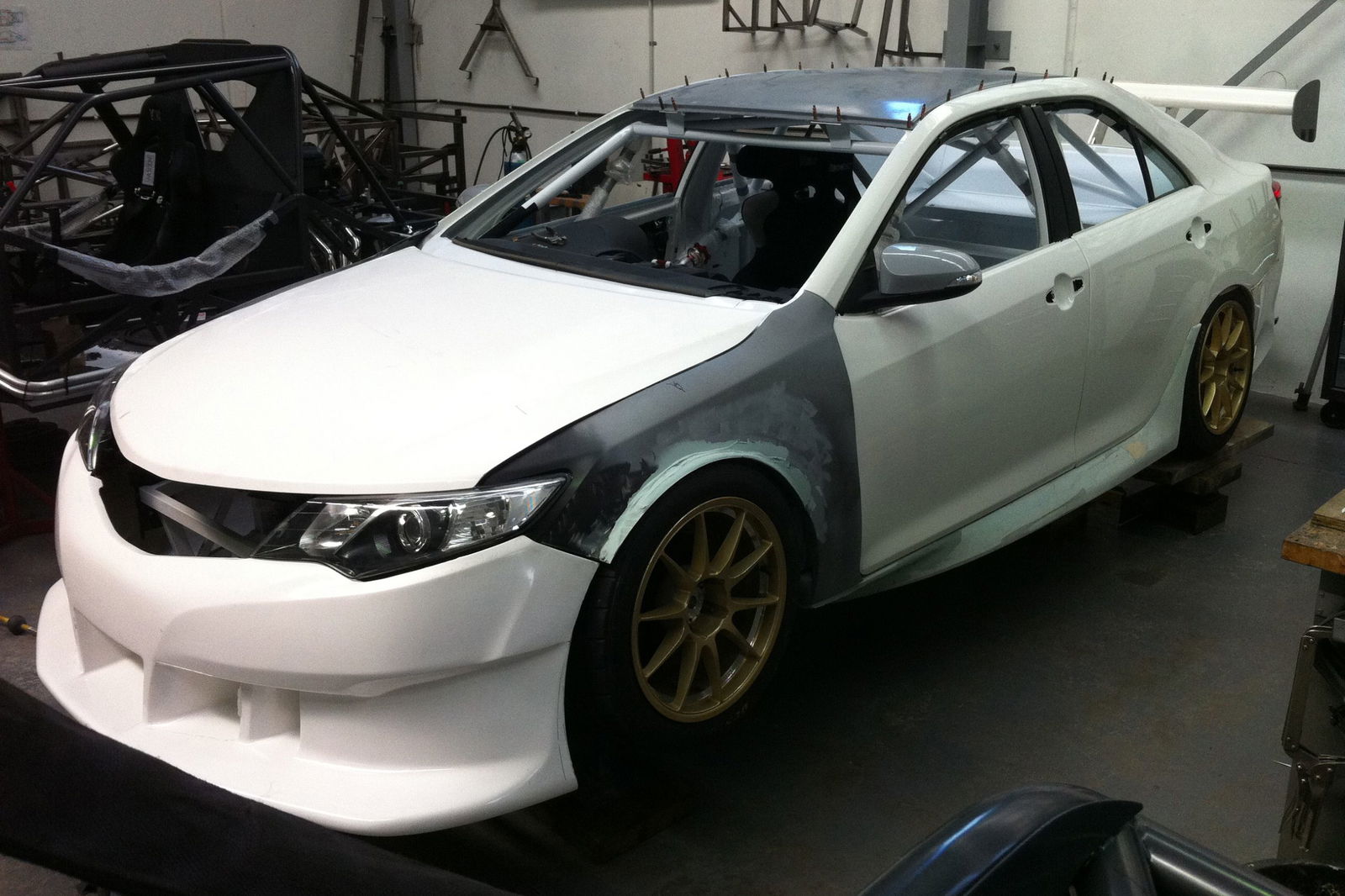 A Mitchell Race Xtreme-built Toyota Camry TLX.