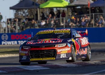 Brock Feeney wins race 3 of the Bosch Power Tools Perth SuperSprint, Event 3 of the Repco Supercars Championship, Wanneroo Raceway, Perth, Western Australia, Australia. 30 Apr, 2023.