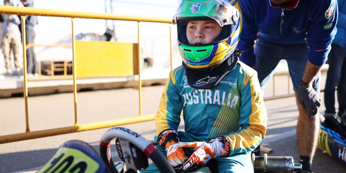 Jay Kostecki - on the move towards medals at the Motorsport Games