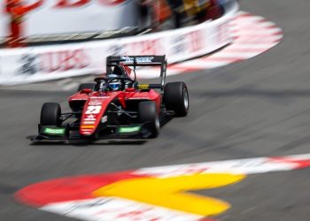 Christian Mansell has finished second in the Formlua 3 Feature race in Monaco behind pole sitter Gabriele Mini. Image: XPB Images