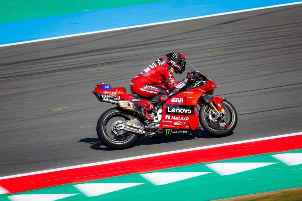 Francesco Bagnaia scored maximum points at Assen. Image: Ducati Corse