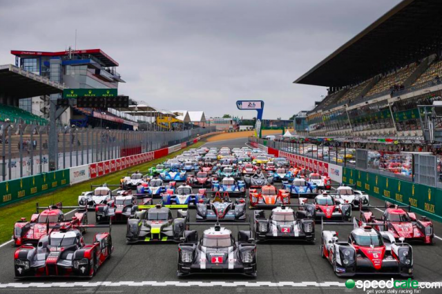 The entire 60-car entry list covering the four World Endurance Championship classes that will race at Le Mans from June 18-19 