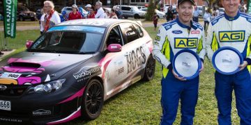 Luke Anear and Andy Sarandis were the winners of the last Targa Great Barrier Reef in 2021. Image: Otherside Productions