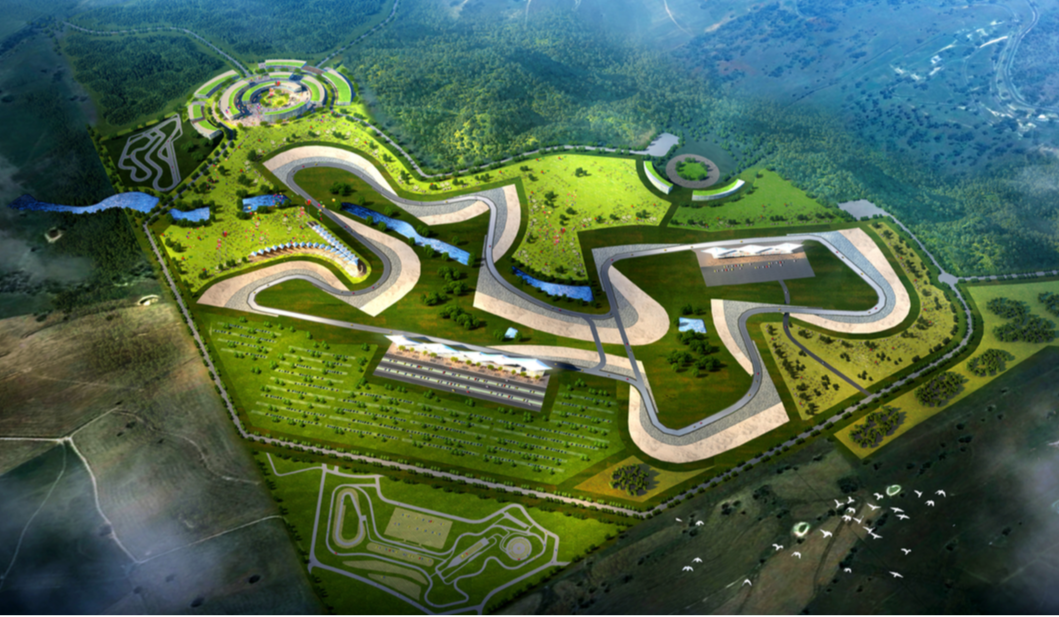 An artist impression of the new Bathurst circuit facility