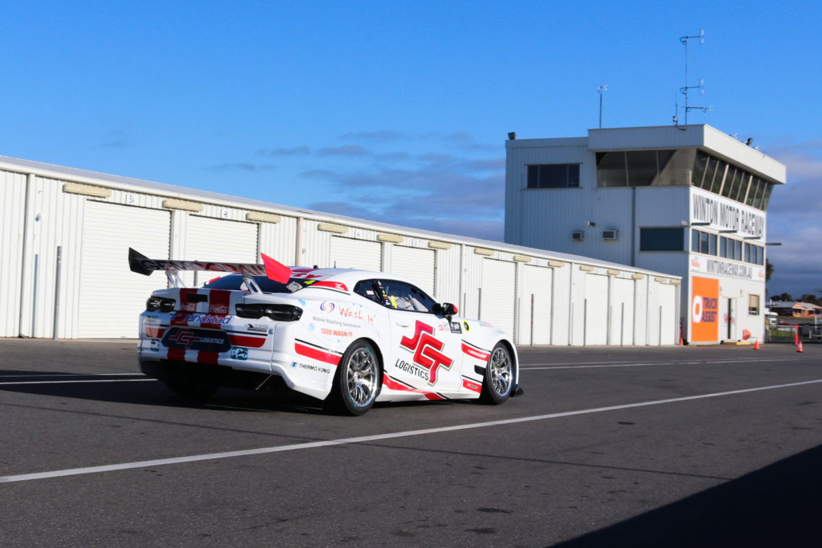 BJR commences Winton Supercars test