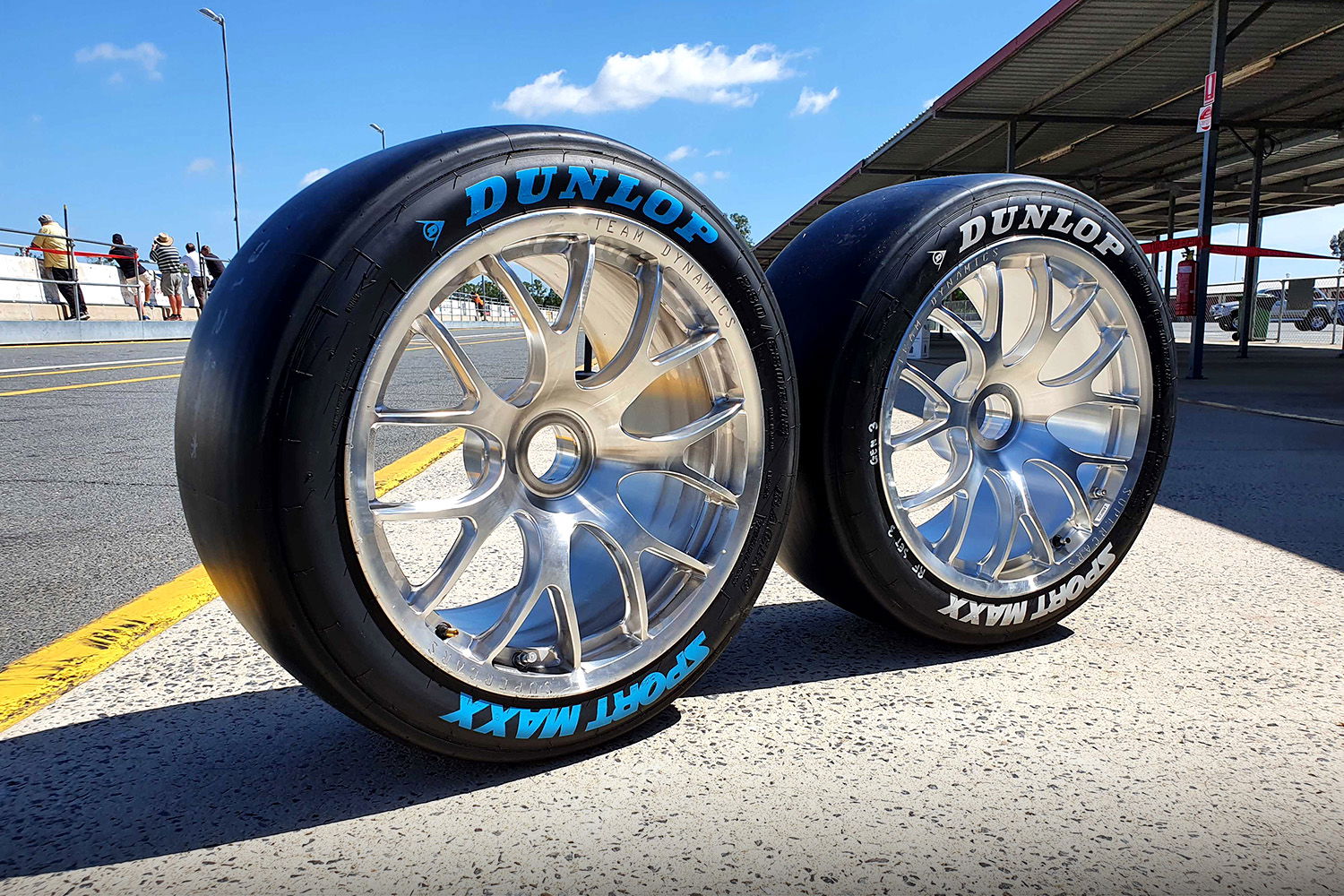 Supercars reveals new sky blue super soft tyre