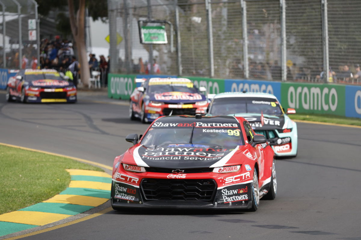 Kostecki wins chaotic Supercars Race 4 under Safety Car