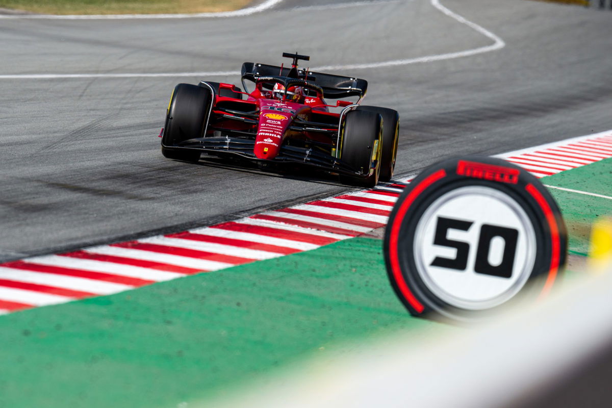 Leclerc recovers from spin to score Spanish GP pole