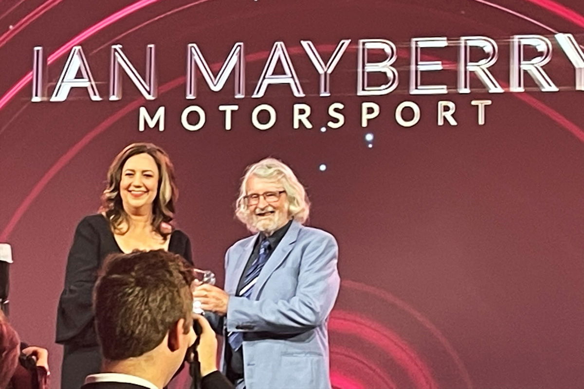 Mayberry recognised for services to motorsport