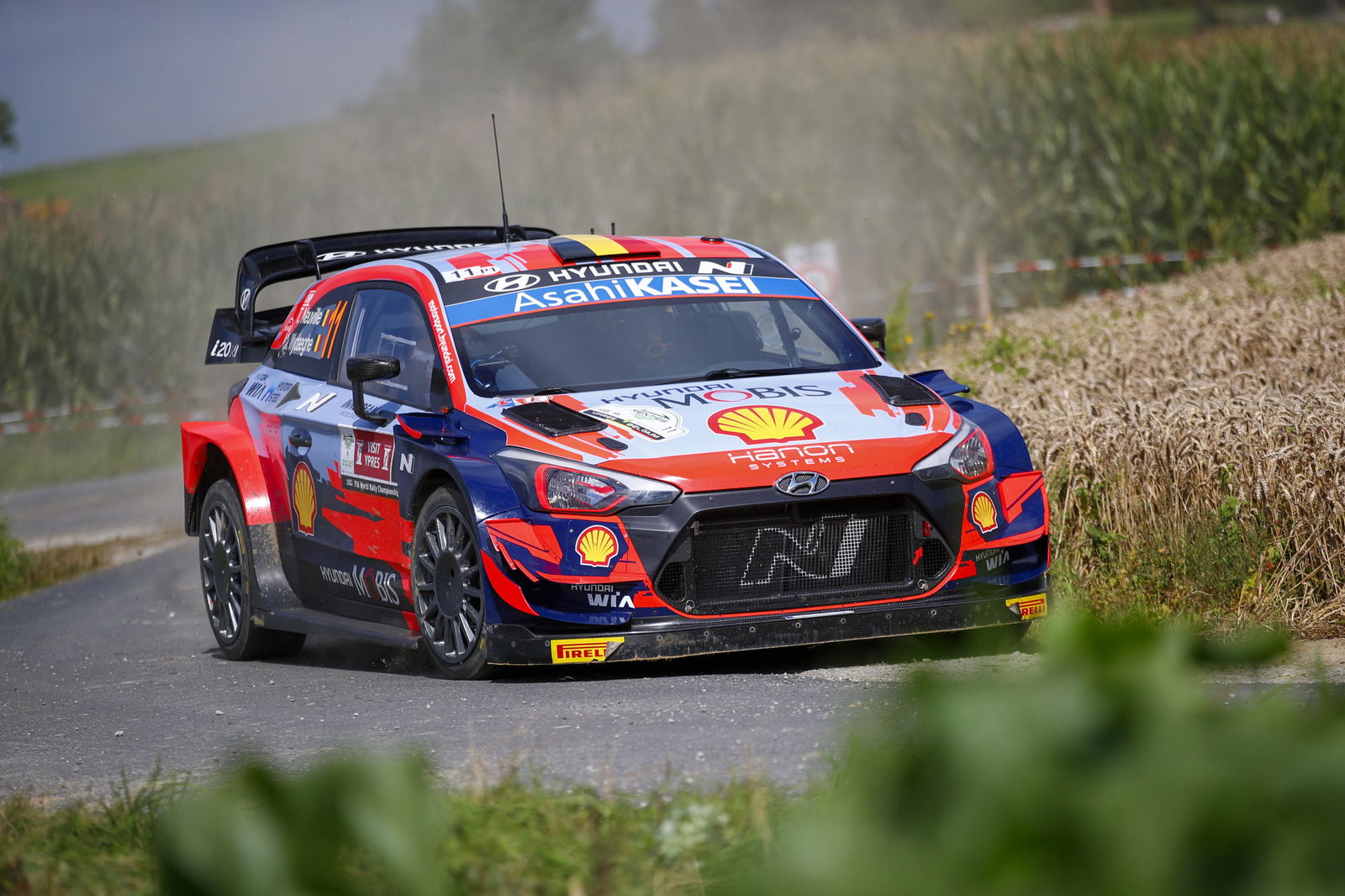 Tight fight at the top in WRC Rally Belgium