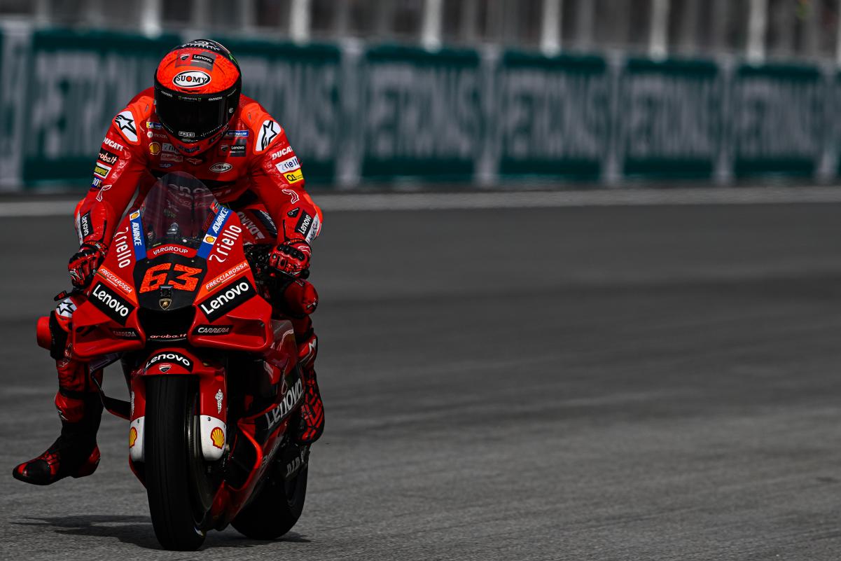 Bagnaia defends FP1 strategy despite danger of Q1