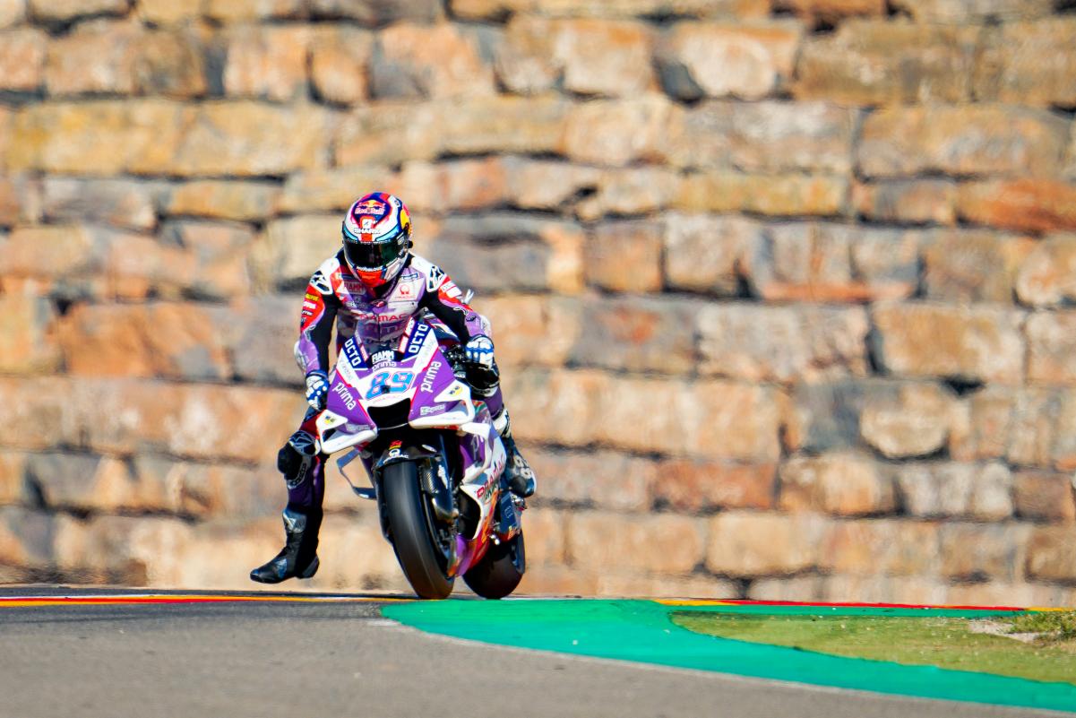 Martin fastest, Espargaro crashes twice in Aragon MotoGP practice