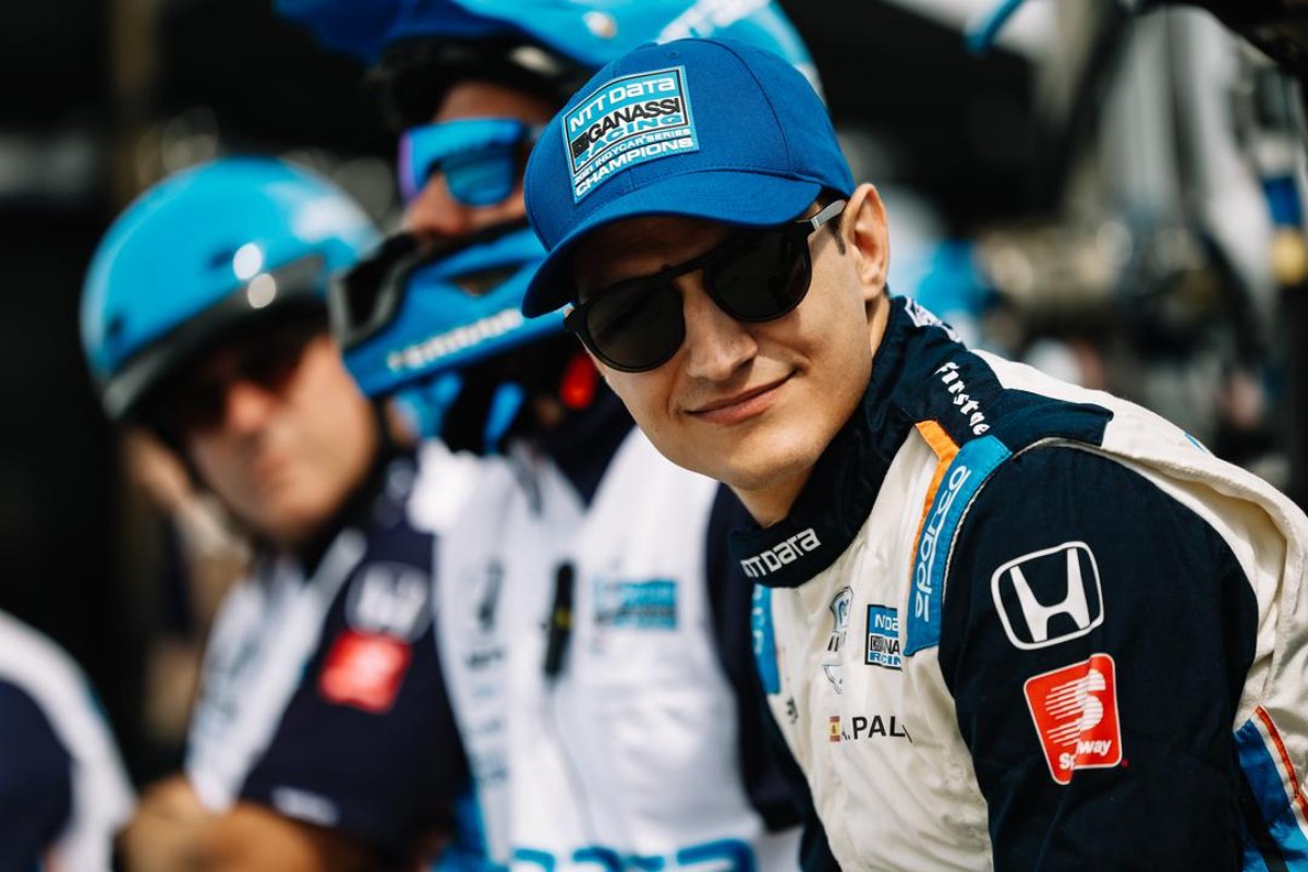 Palou testing 2021 McLaren in Barcelona