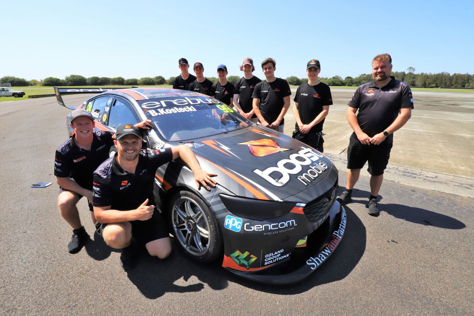 Erebus gives six young drivers Supercars steer