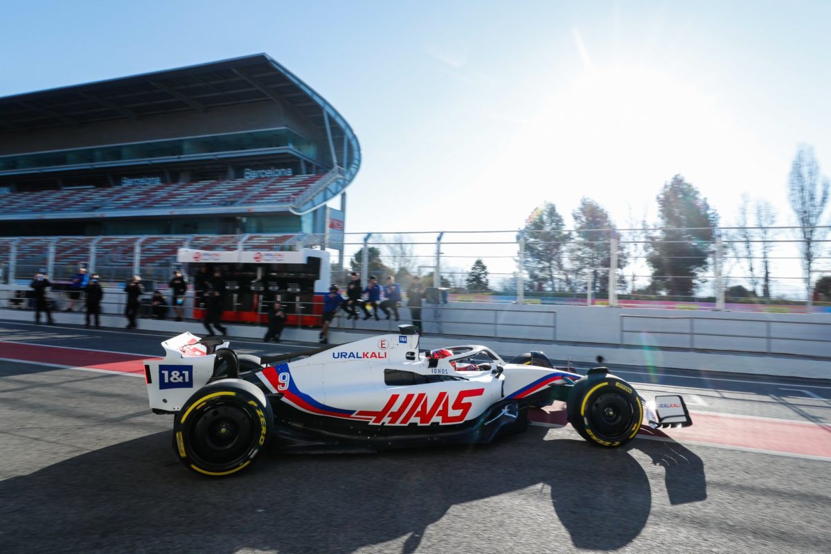 Haas’ real 2022 machine breaks cover