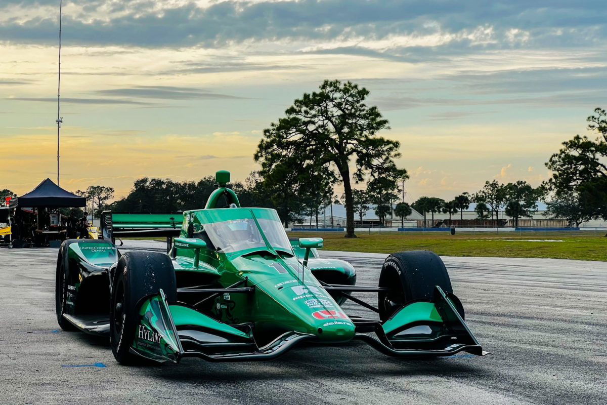 Shwartzman tests Ganassi IndyCar at Sebring