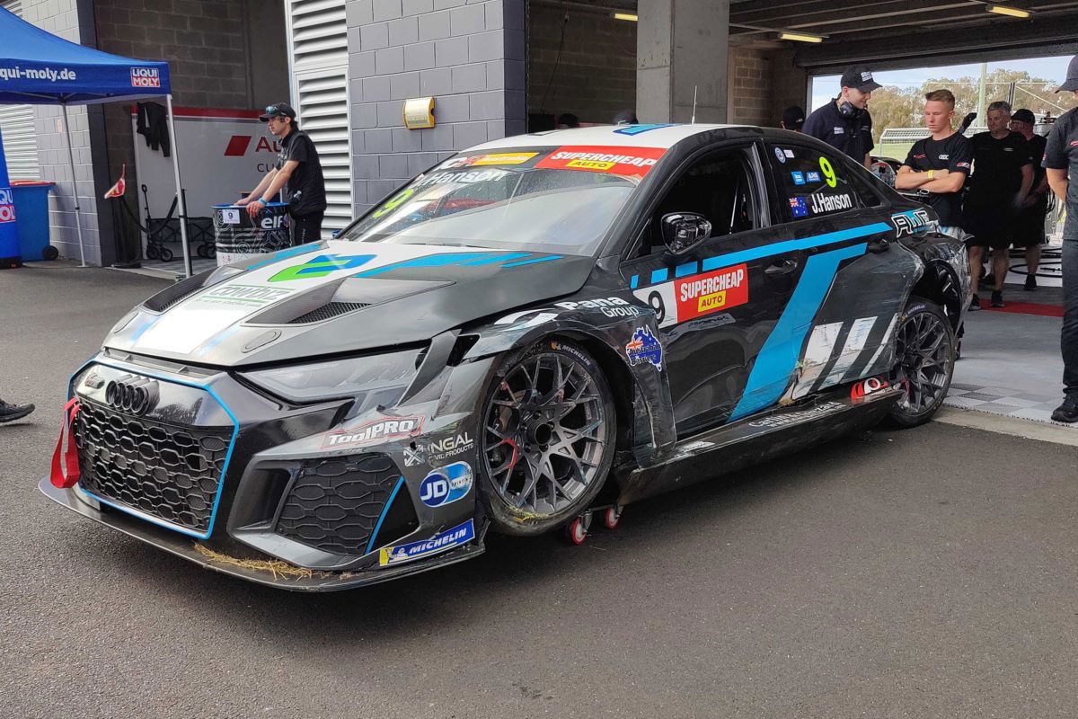 Hanson Audi out of Bathurst TCR round after crash
