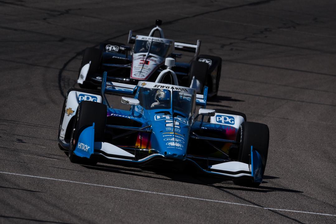 Newgarden tops Iowa IndyCar test in Penske one-two-three