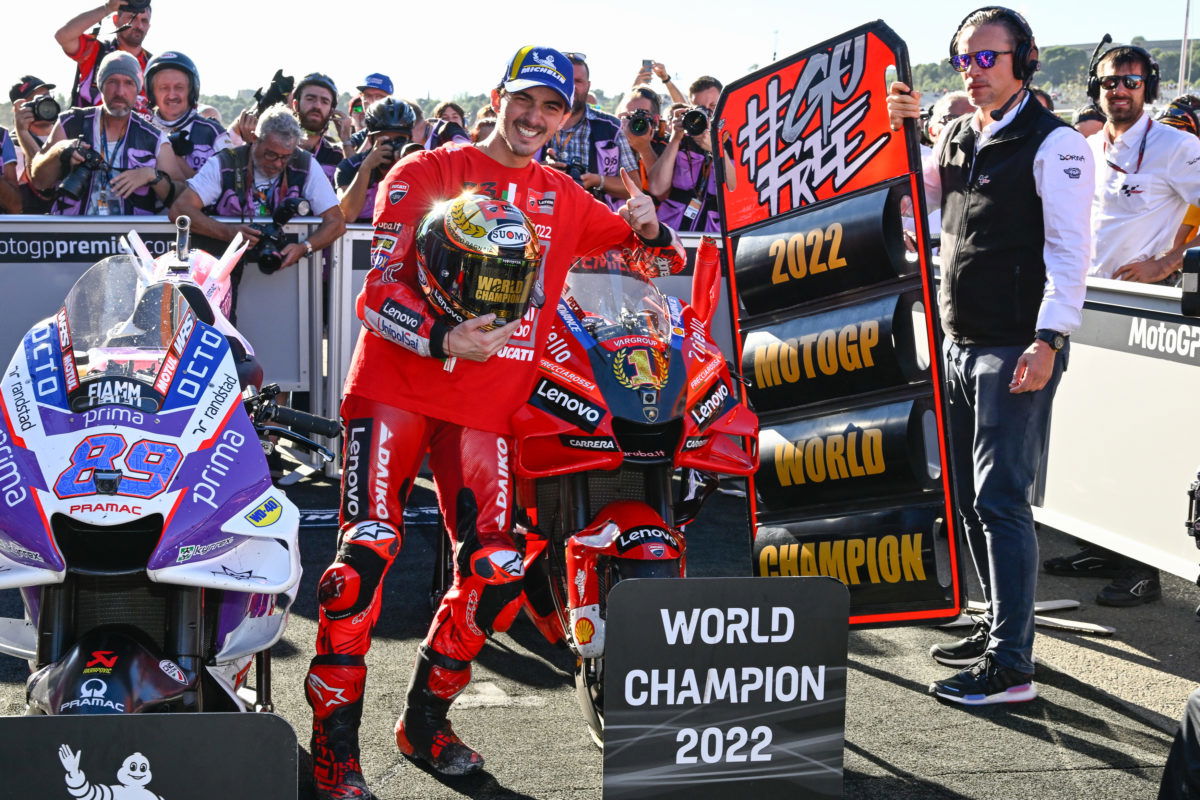 MotoGP champ Bagnaia still undecided on using #1