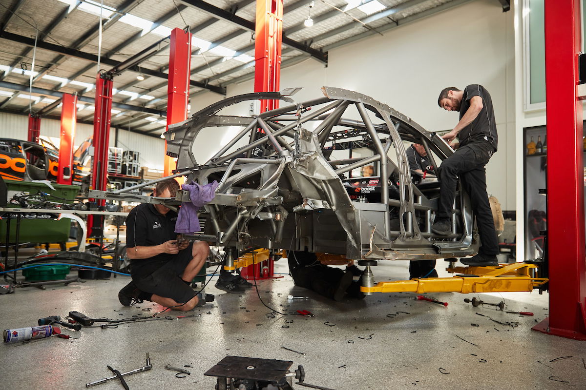 Brown car to be repaired, Murphy/Stanaway still on