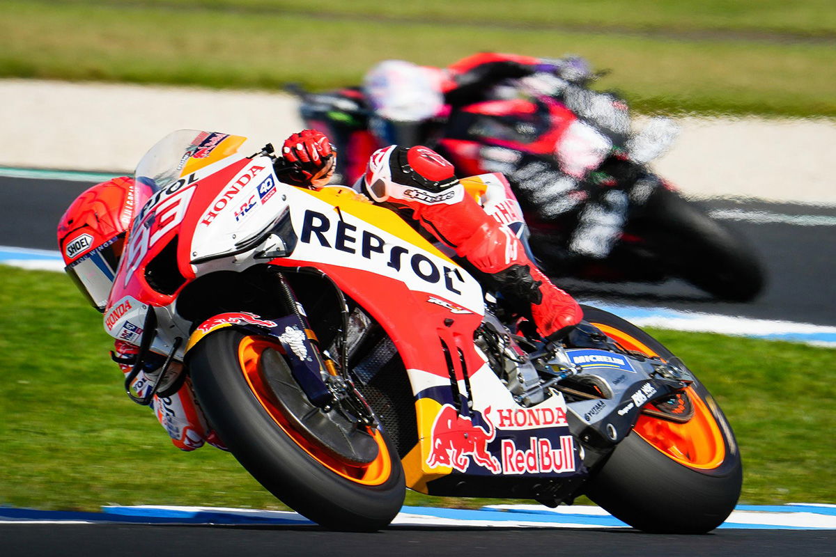 Marquez blitzes MotoGP Practice 3 at Phillip Island