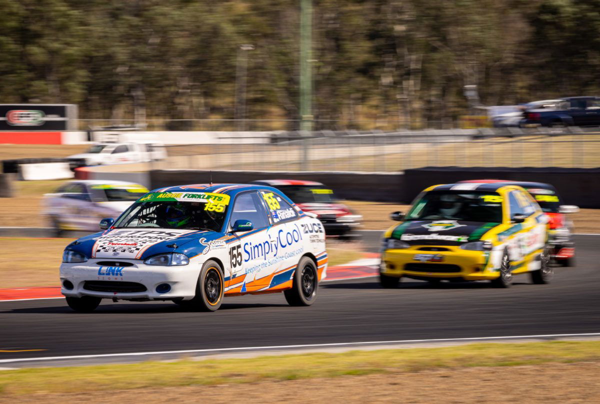 Drivers released from hospital after Queensland Raceway Excel crash