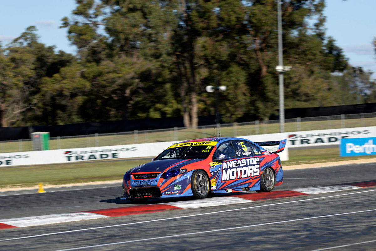 The Anderson Motorsport Falcon driven by Brad Vaughan. Picture: Ross Gibb