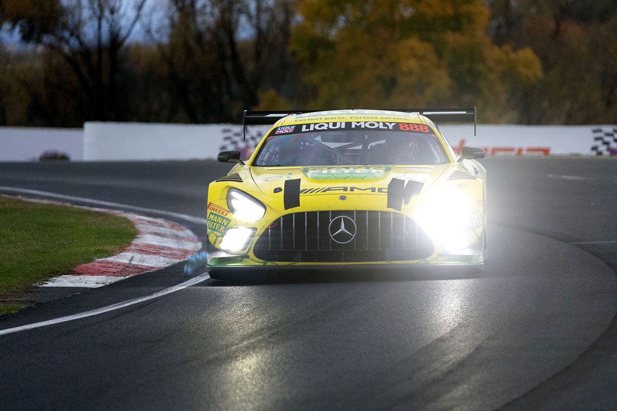 The Mann-Filter Mercedes-AMG GT3. Picture: Ross Gibb