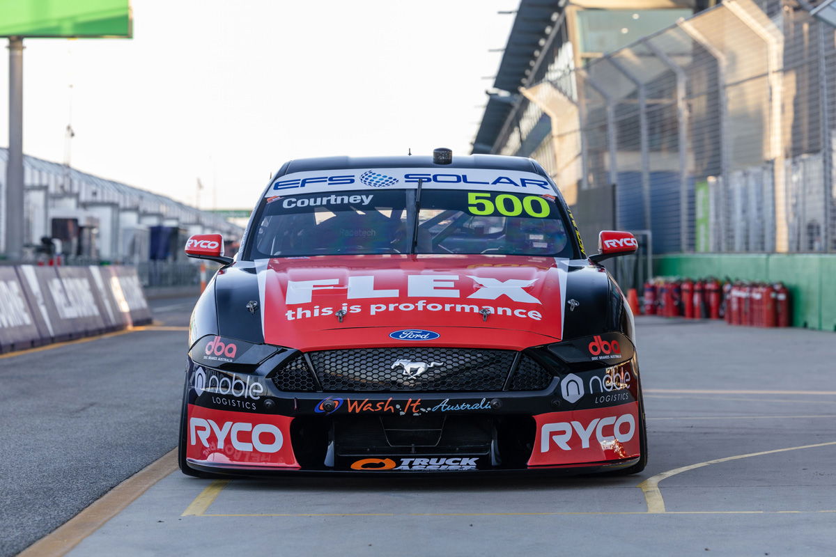 New number, livery for Courtney at AGP