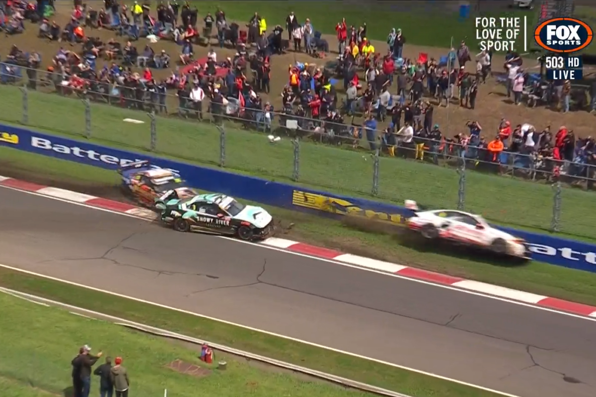 Goddard fined $10,000 over multi-car Bathurst crash