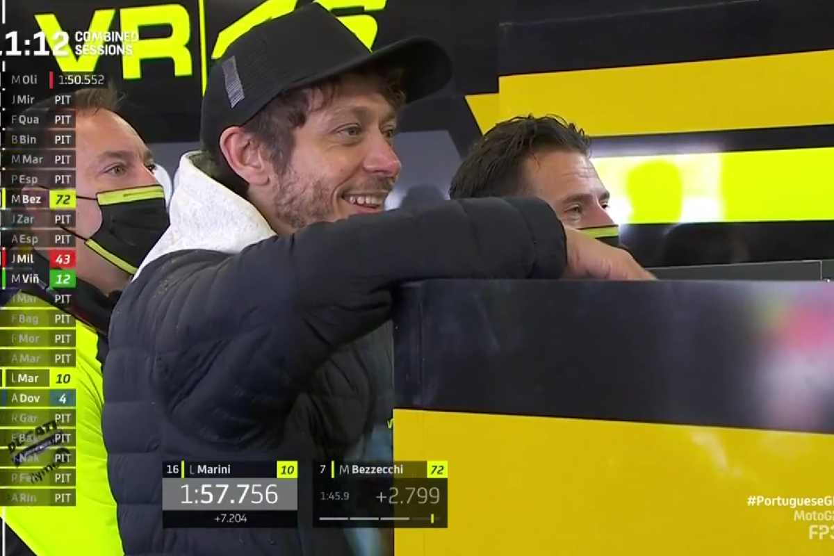 Rossi returns to MotoGP paddock in Portugal