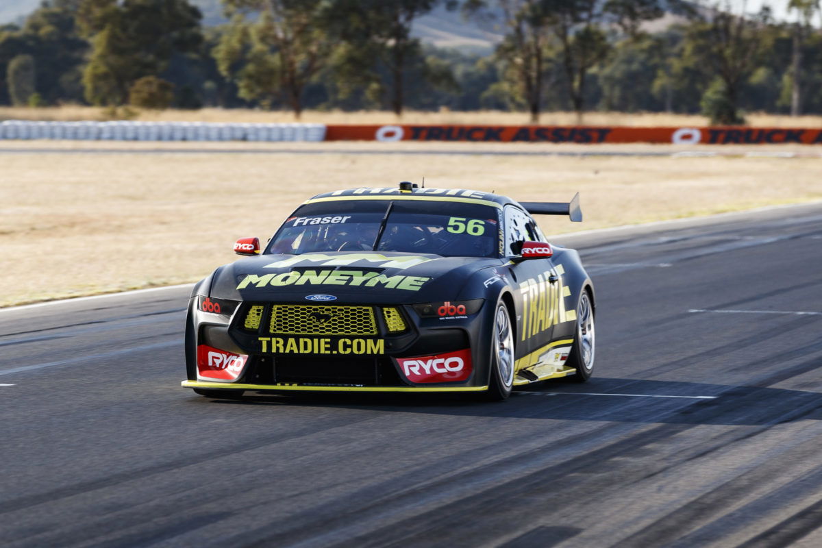 Fraser makes Supercars comeback at Winton test day