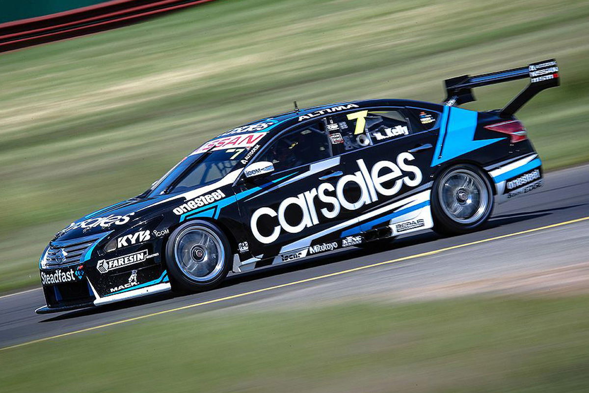 Todd Kelly’s son races his Nissan Supercar