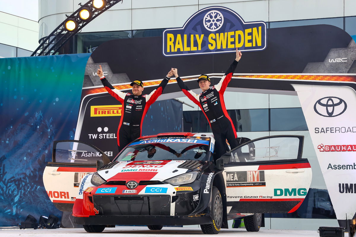 Rovanpera roars to WRC title lead after Swedish masterclass
