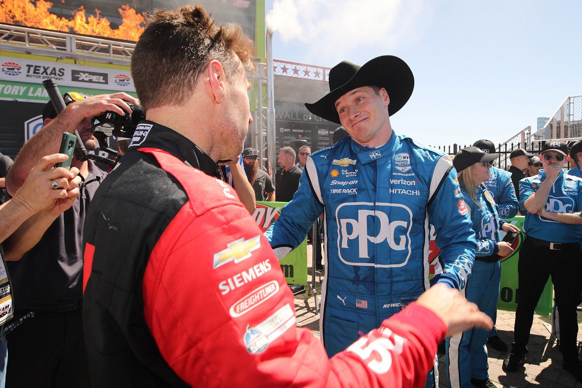 McLaughlin did nothing wrong in Texas IndyCar finish says Newgarden