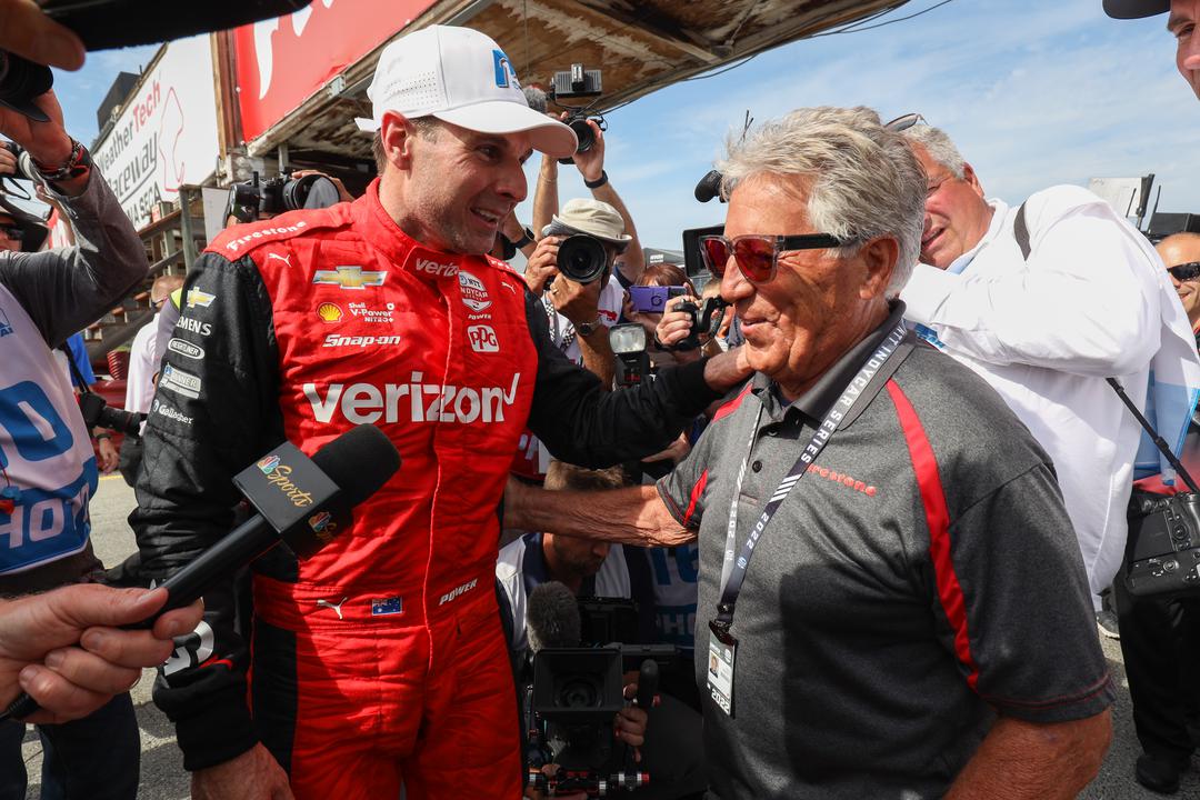 Mario Andretti hails ‘awesome’ Power for breaking pole record