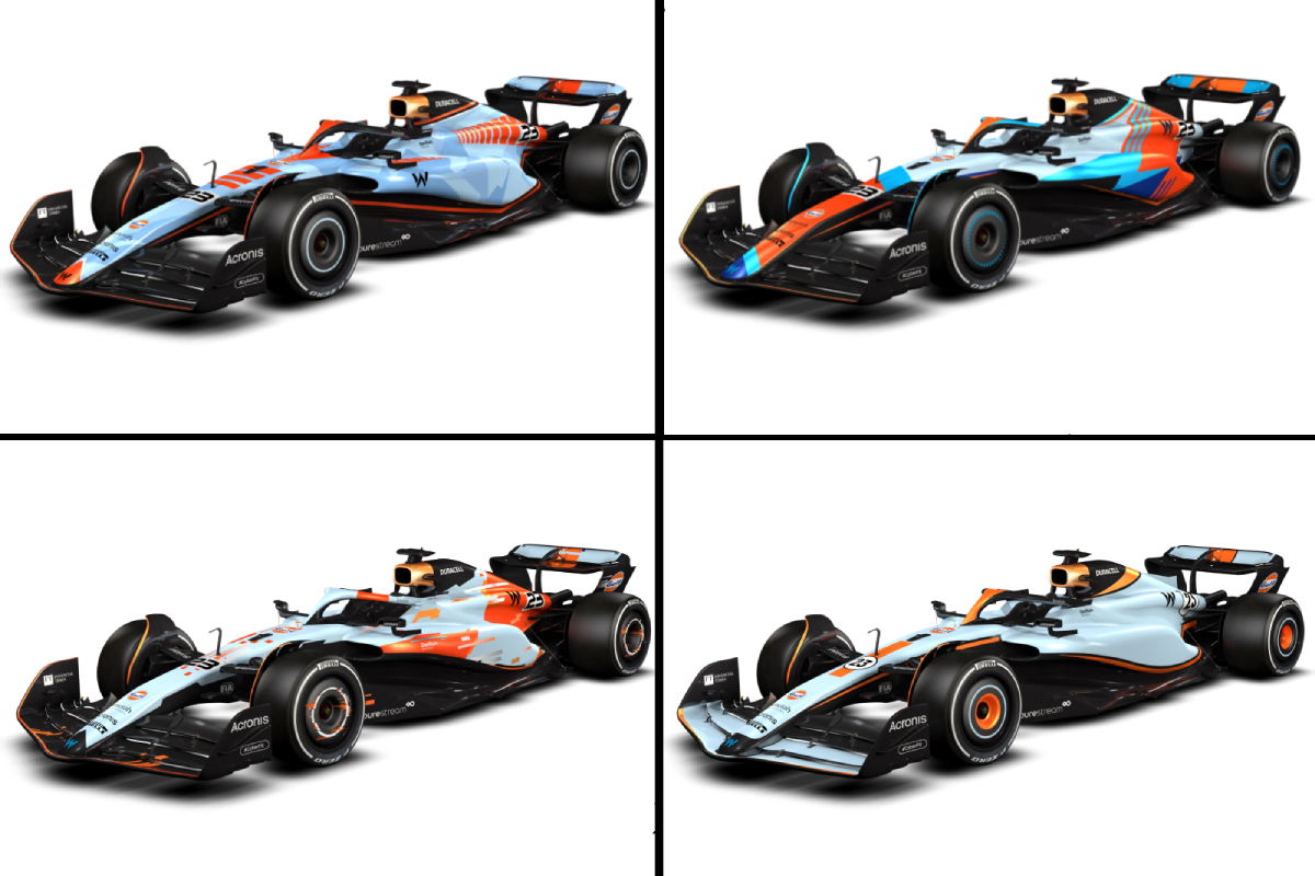 Williams ask fans to choose new Gulf livery