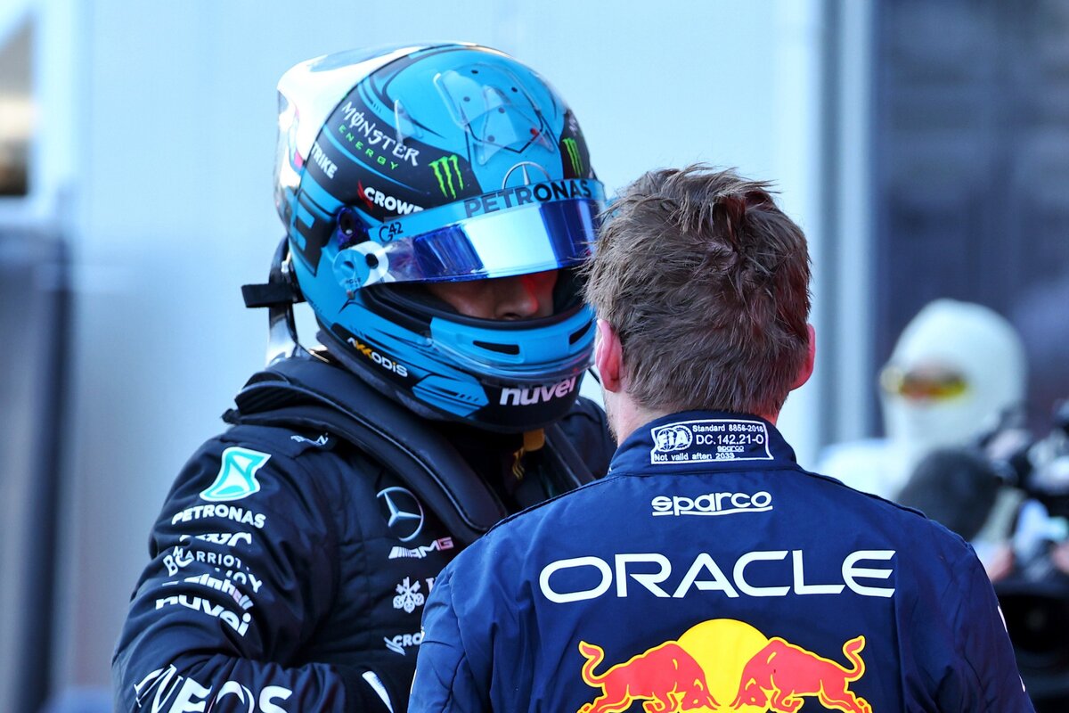 Russell reveals f-word Verstappen rant after Baku clash