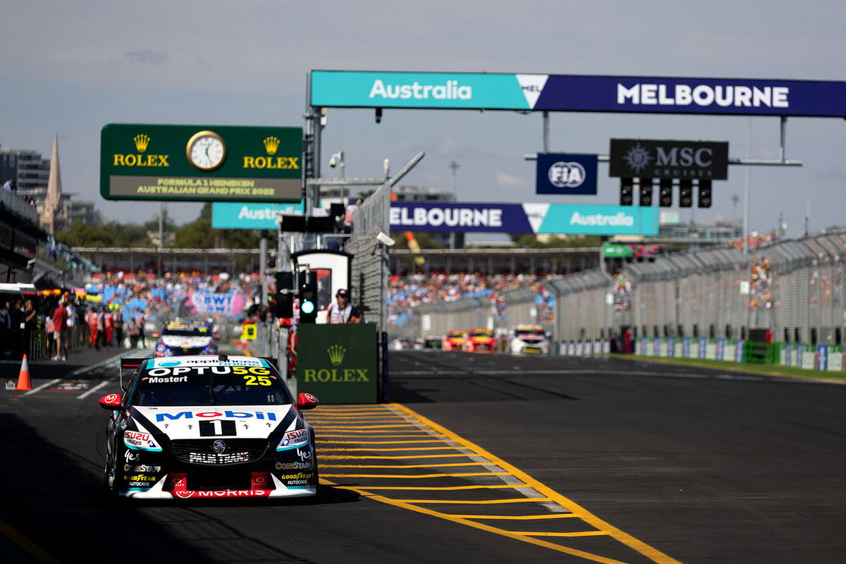 Thursday Supercars race at Australian GP