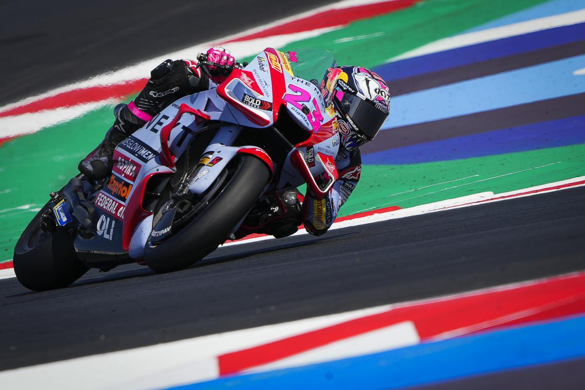 Bastianini quickest, Bagnaia penalised in Misano MotoGP practice