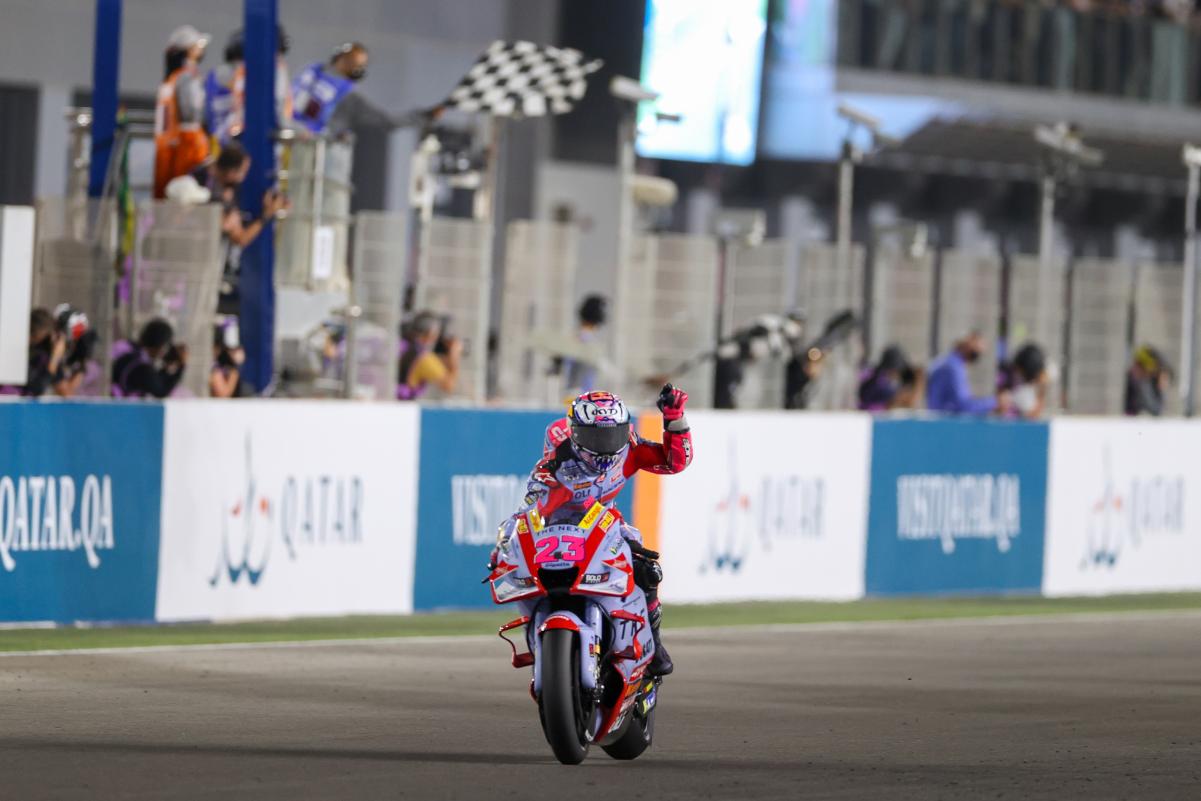 Bastianini wins Qatar MotoGP, DNFs for factory Ducatis