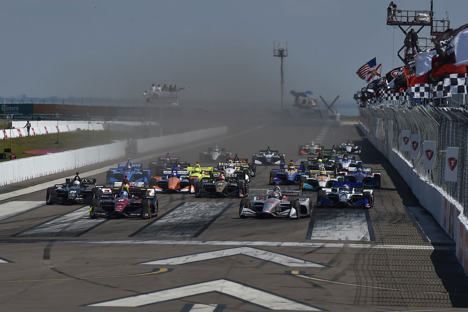 The start of last year's St Petersburg race