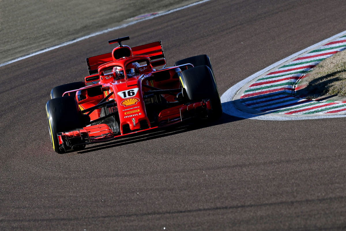 Leclerc cuts first F1 laps of 2021