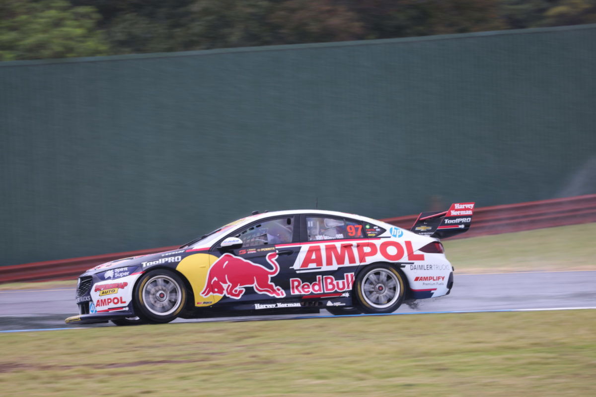 Van Gisbergen takes two poles at wet Sandown