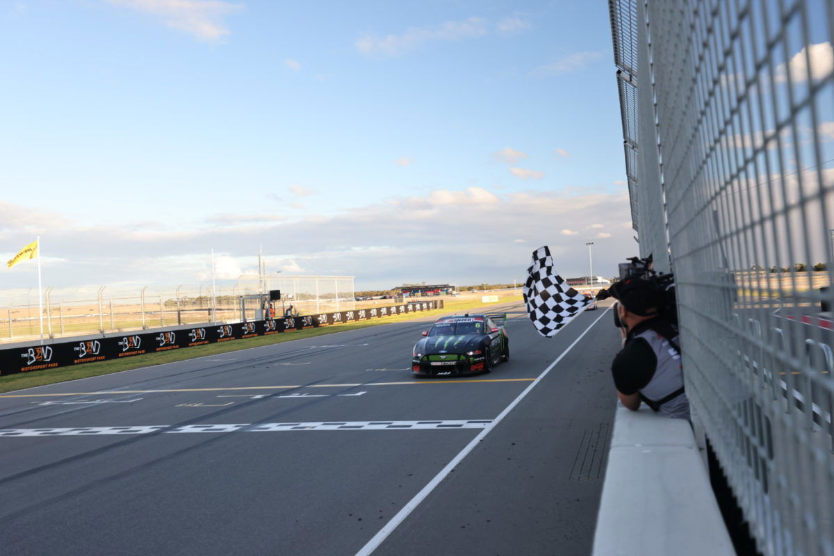 Waters holds off van Gisbergen to win Race 11