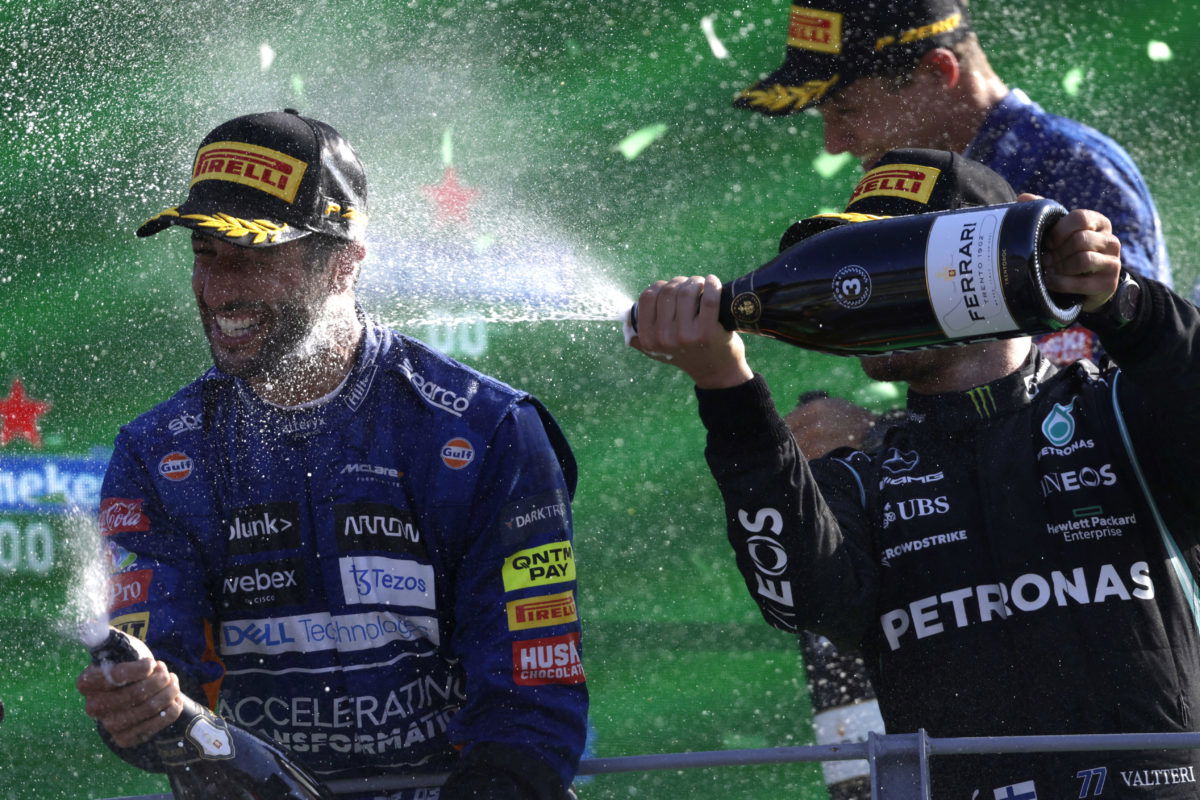 Ricciardo’s surreal hero moments after Monza F1 win