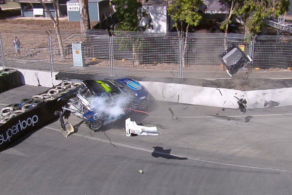 Macauley Jones' crash pic: Fox Sports