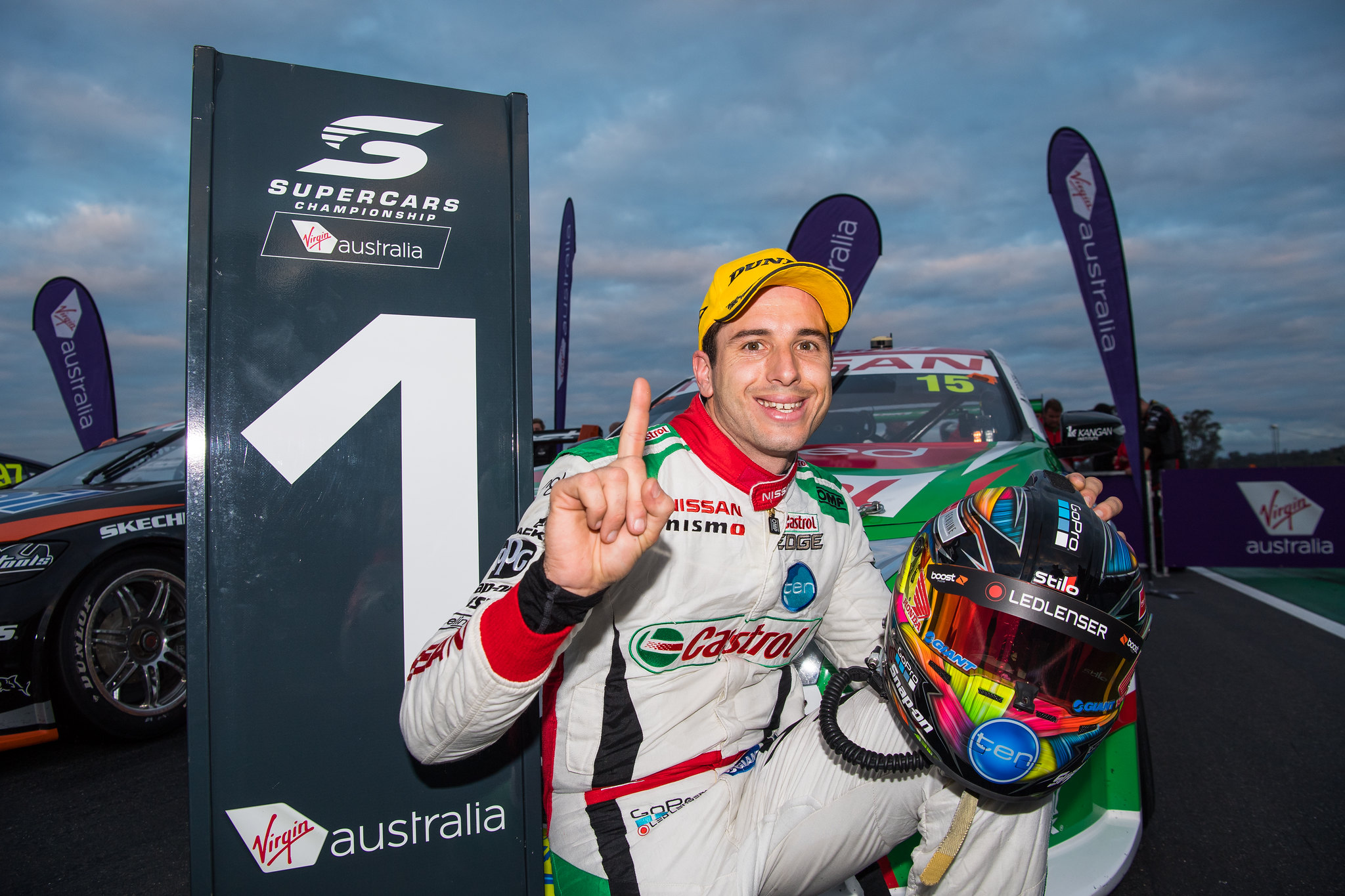 Would you like to see Rick Kelly, pictured here after a win at Winton in 2018, make a competitive Supercars comeback?